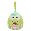 Squishmallow Plush Sanrio Food Truck Keroppi 3.5" Clip