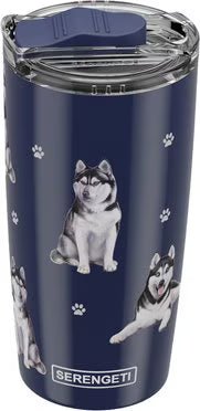 Pet-Insulated Stainless Steel Travel Mug, 20-oz