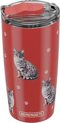 Pet-Insulated Stainless Steel Travel Mug, 20-oz