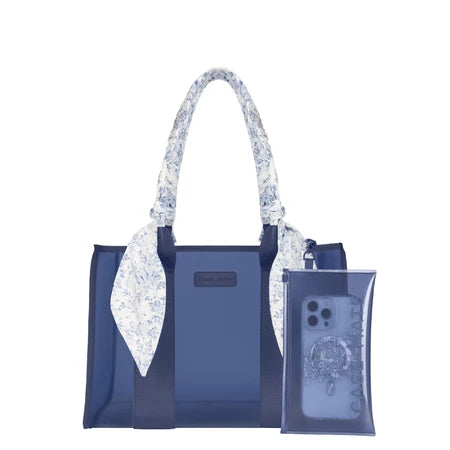 CaseMate Medium Jelly Tote w/ Phone  Pouch - Navy Twilly