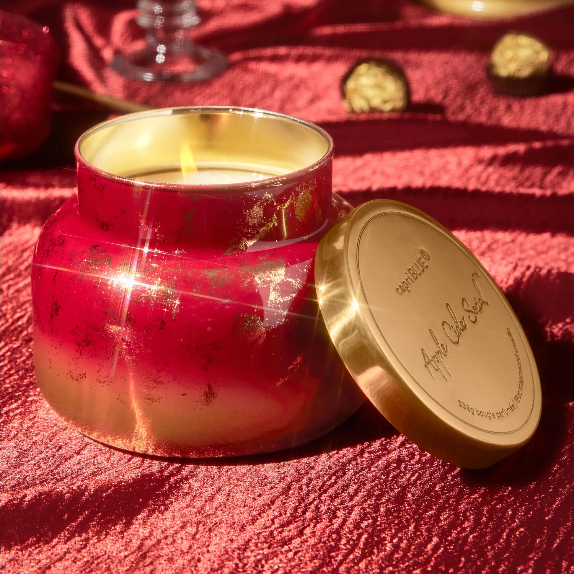 Capri Blue - Apple Cider Social Glimmer Signature Candle