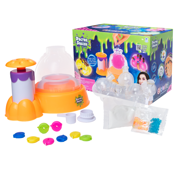 Dr Squish Squishy Maker Station, Glow It Edition