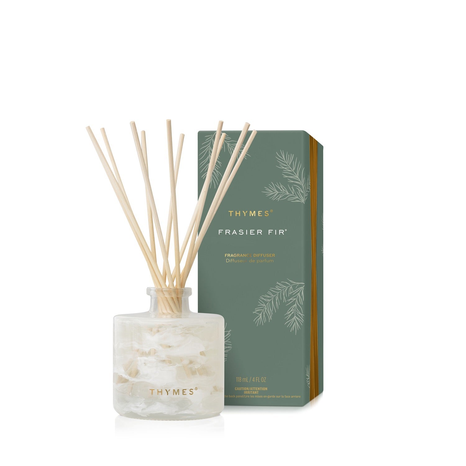 Thymes Frasier Fir Tidings Petite Diffuser 4oz