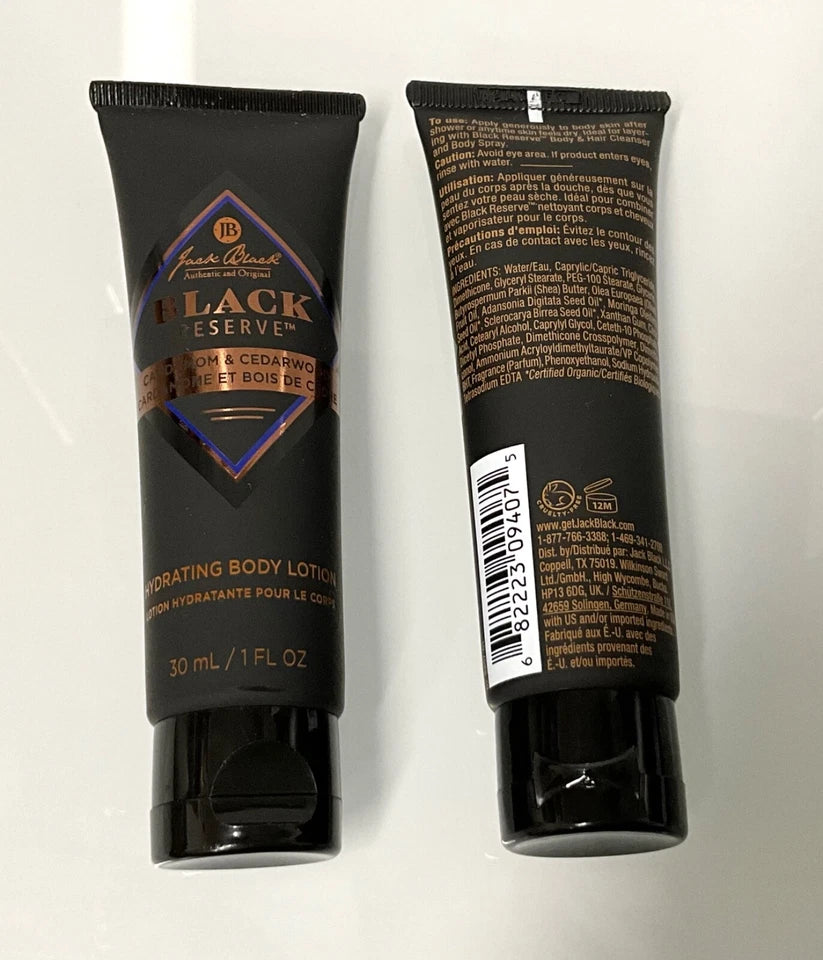 Black Reserve Hydrating Body Lotion, 1oz