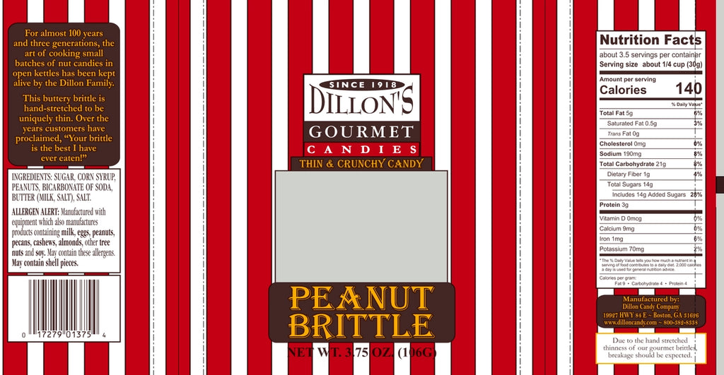 3oz Peanut Brittle