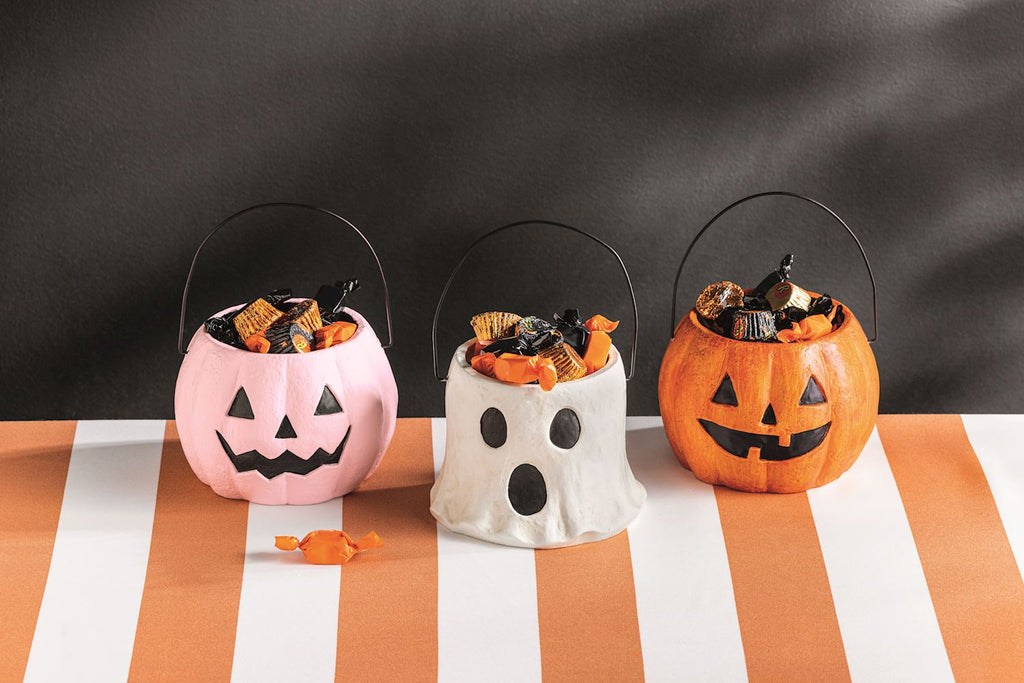 Pink Pumpkin Mini Treat Bucket