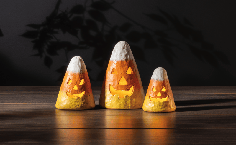 Candy Corn Luminaries