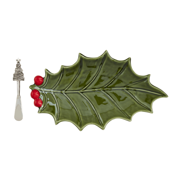 Holly Platter Set
