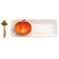 Pumpkin Tray & Dip Set