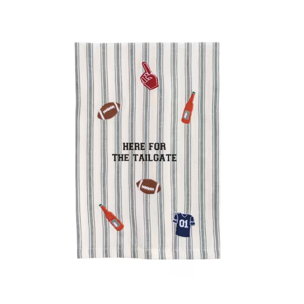 Here For The Tailgate Icon Towel