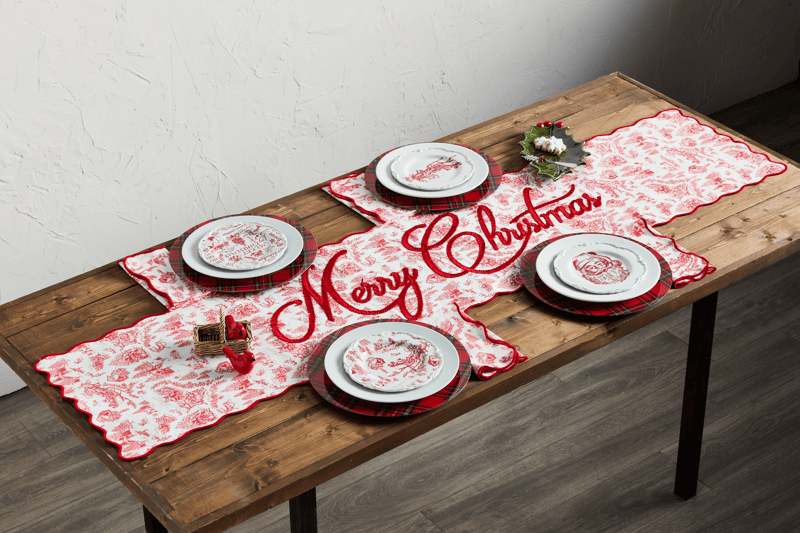 Holly Platter Set
