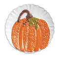 Dark Orange Gather Salad Plate
