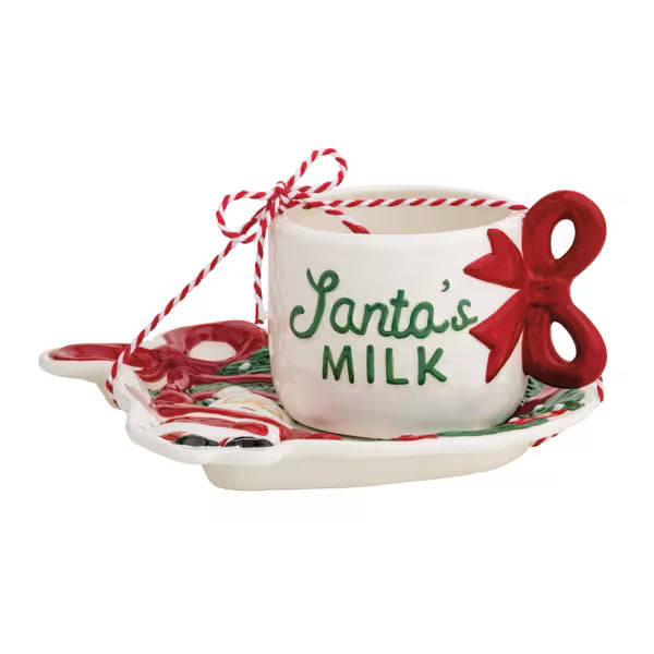 Santa Milk & Cookies Set