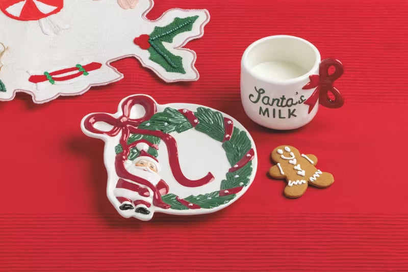 Santa Milk & Cookies Set