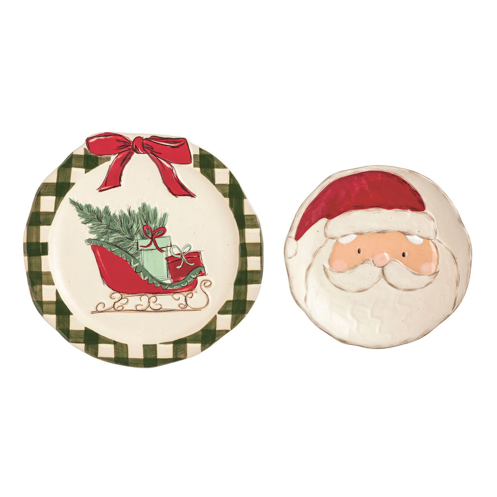 Farm Christmas Platter Set