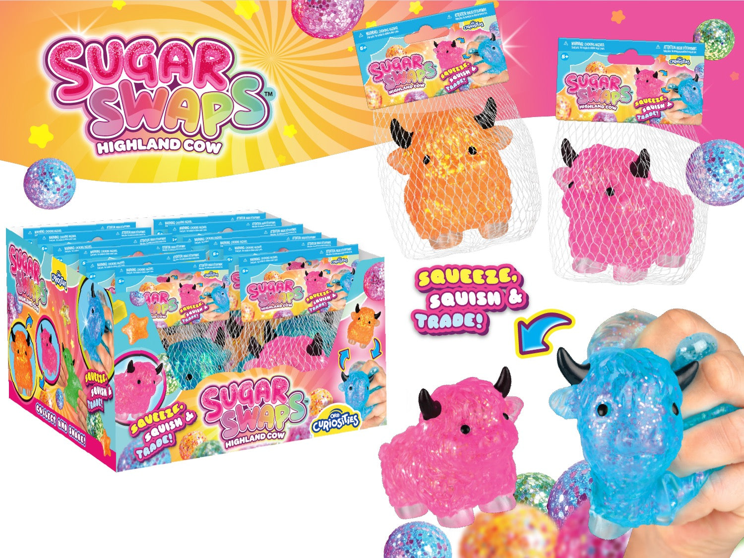 Orb Sugar Swaps Highland Cow- Pre Order