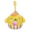 Squishmallow Plush Sanrio Food Truck Pompompurin 3.5" Clip