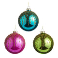 4" Gold Drip Ball Ornament