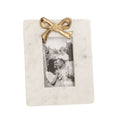 Small Gold Bow Marble Frame