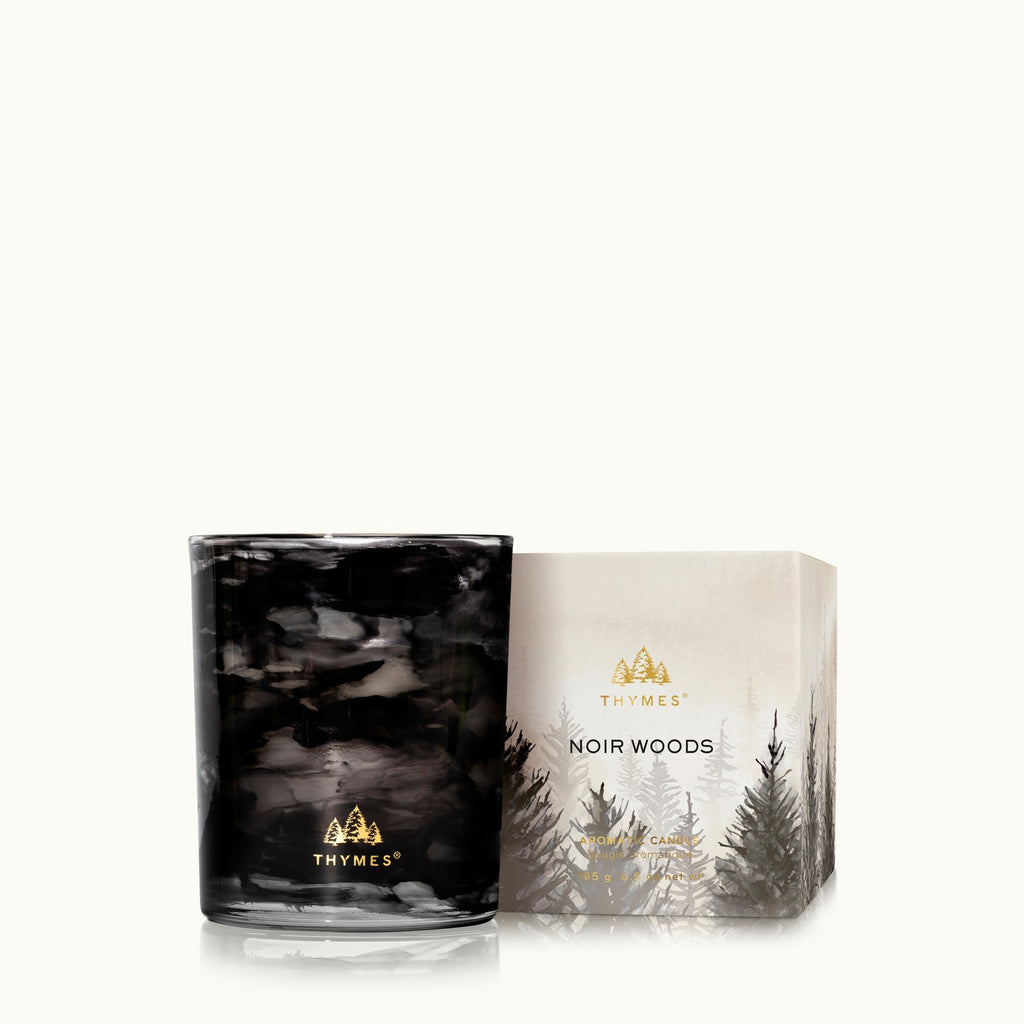 Thymes Noir Woods Boxes Candle