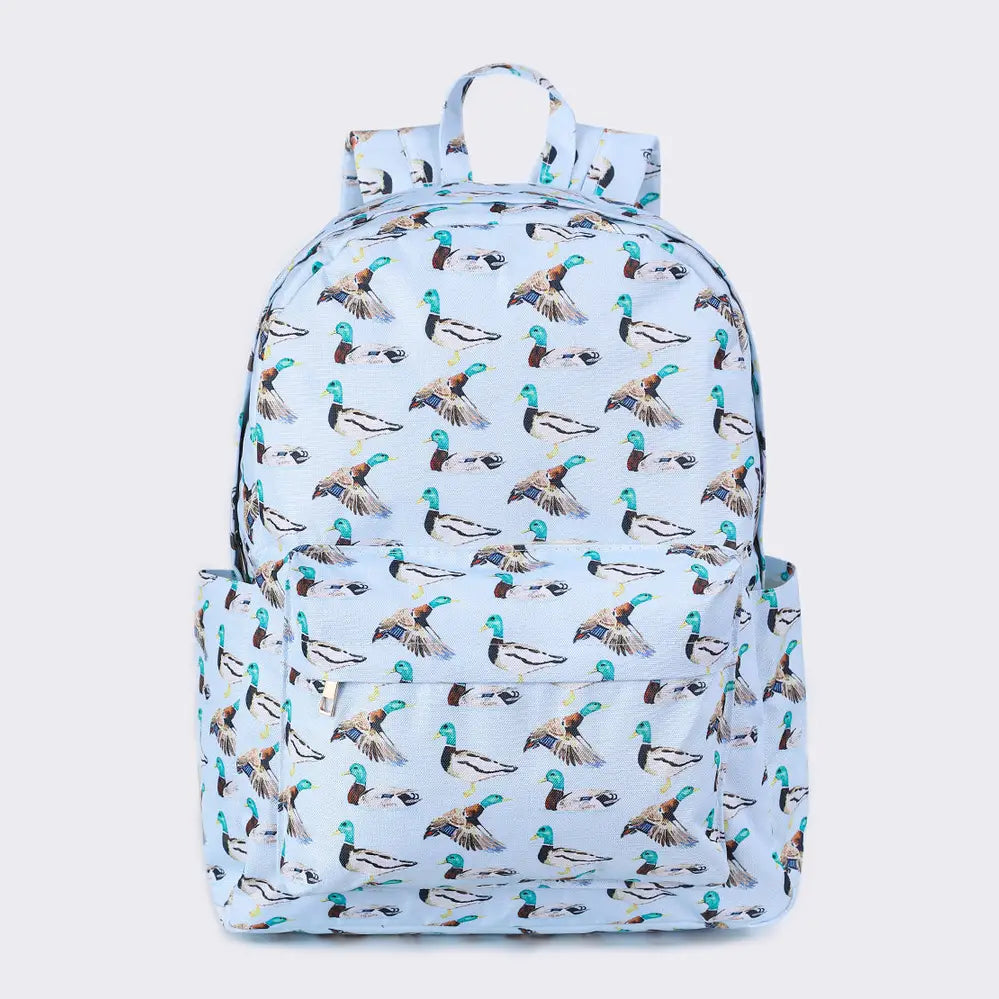 Duck Hunting Kids Canvas Backpack