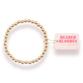 Beaded Blondes - 5MM Gold Beaded Bracelet