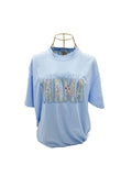 Blue Praying Mama T-shirt