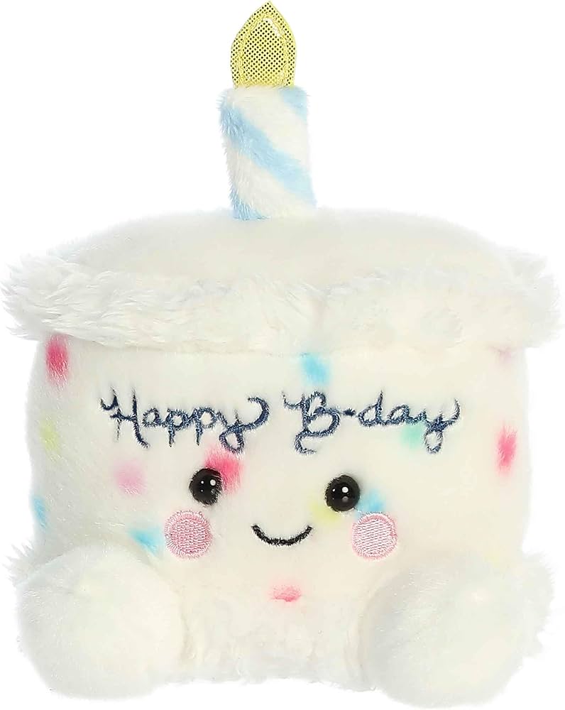 5" Happy Birthday Cake Palm Pal