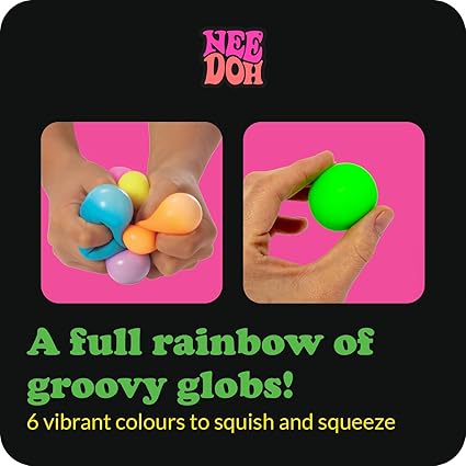 NEE DOH RAINBOH TEENIE- set of 6