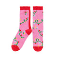 STRING LIGHTS SOCKS,PINK