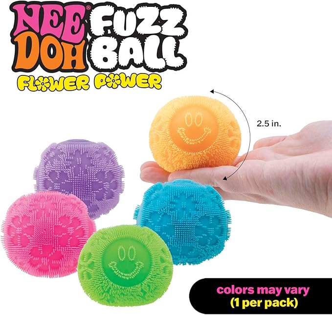 NEEDOH FUZZ BALL FLOWER POWER