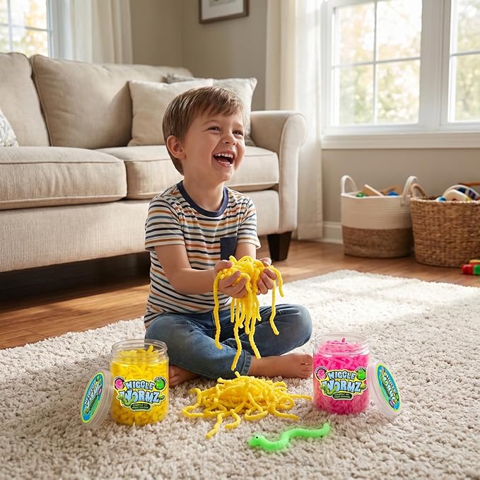 Wiggle Worms Glow in the Dark