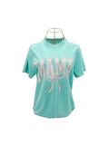 Cortnei Kaleidoscope Bow Mama T-shirt
