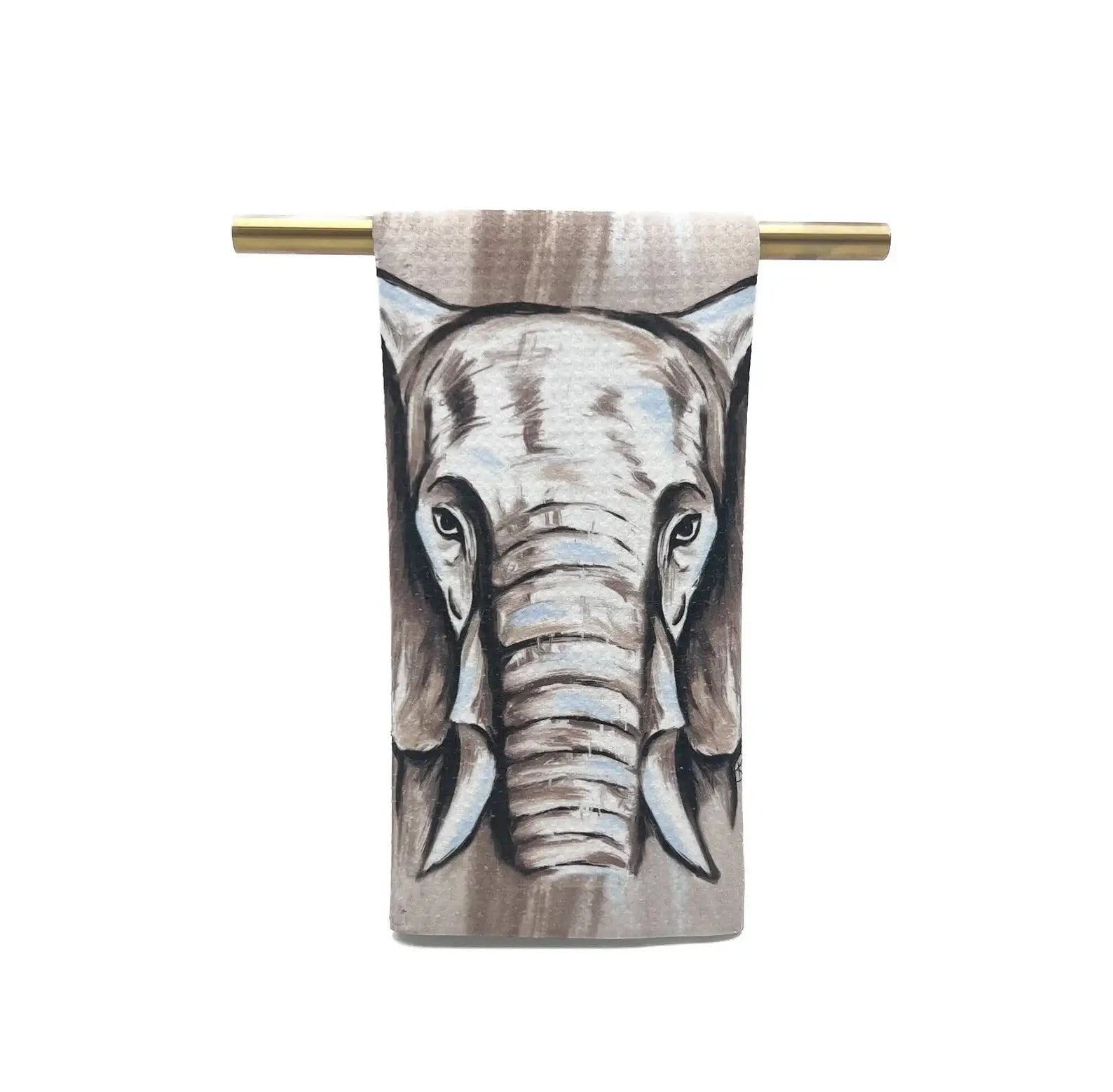 Elephant Tea Towel