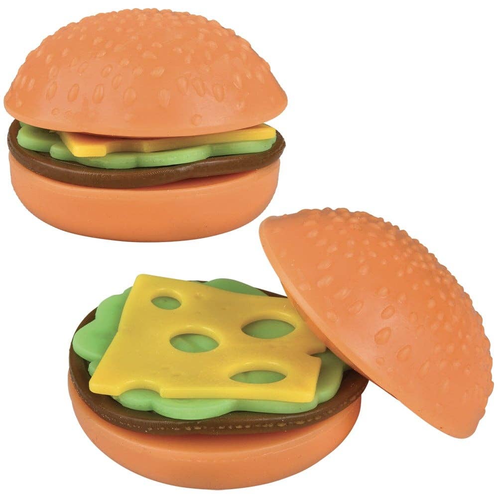 *PRE-ORDER* - 3" Squish and Stretch Hamburger