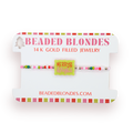 Beaded Blondes - Merry & Bright Flip Block Bracelet on Color