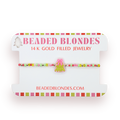 Beaded Blondes - Christmas Tree Bracelet on Color