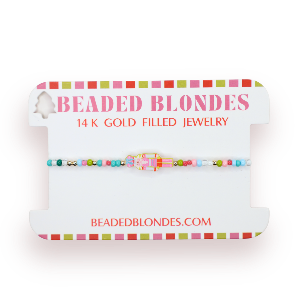 Beaded Blondes - Nutcracker Bracelet on Color