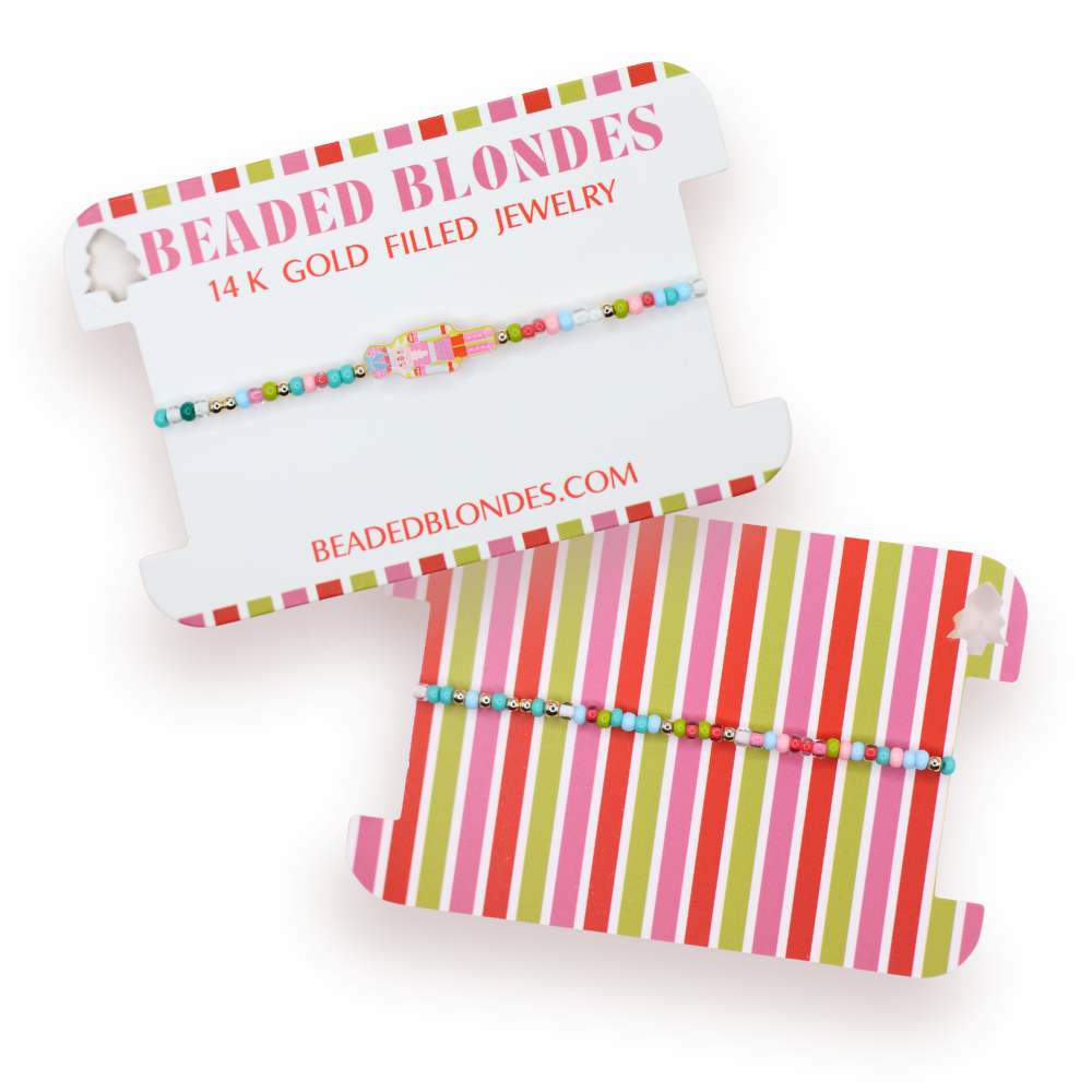 Beaded Blondes - Nutcracker Bracelet on Color