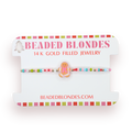 Beaded Blondes - Gingerbread Man Bracelet on Color