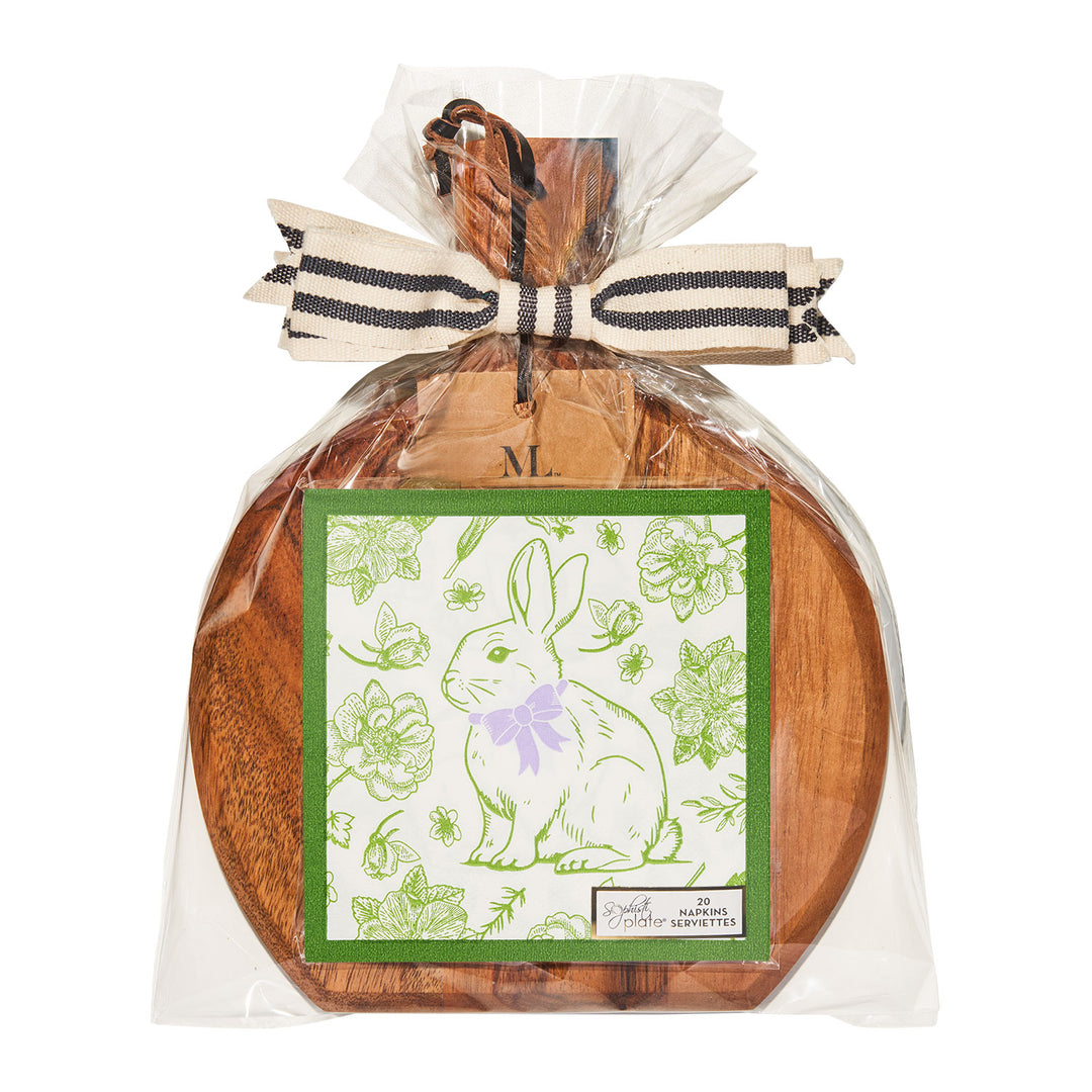 9.75" X 8" Board Gift Kit W/O Spreader: Easter Toile