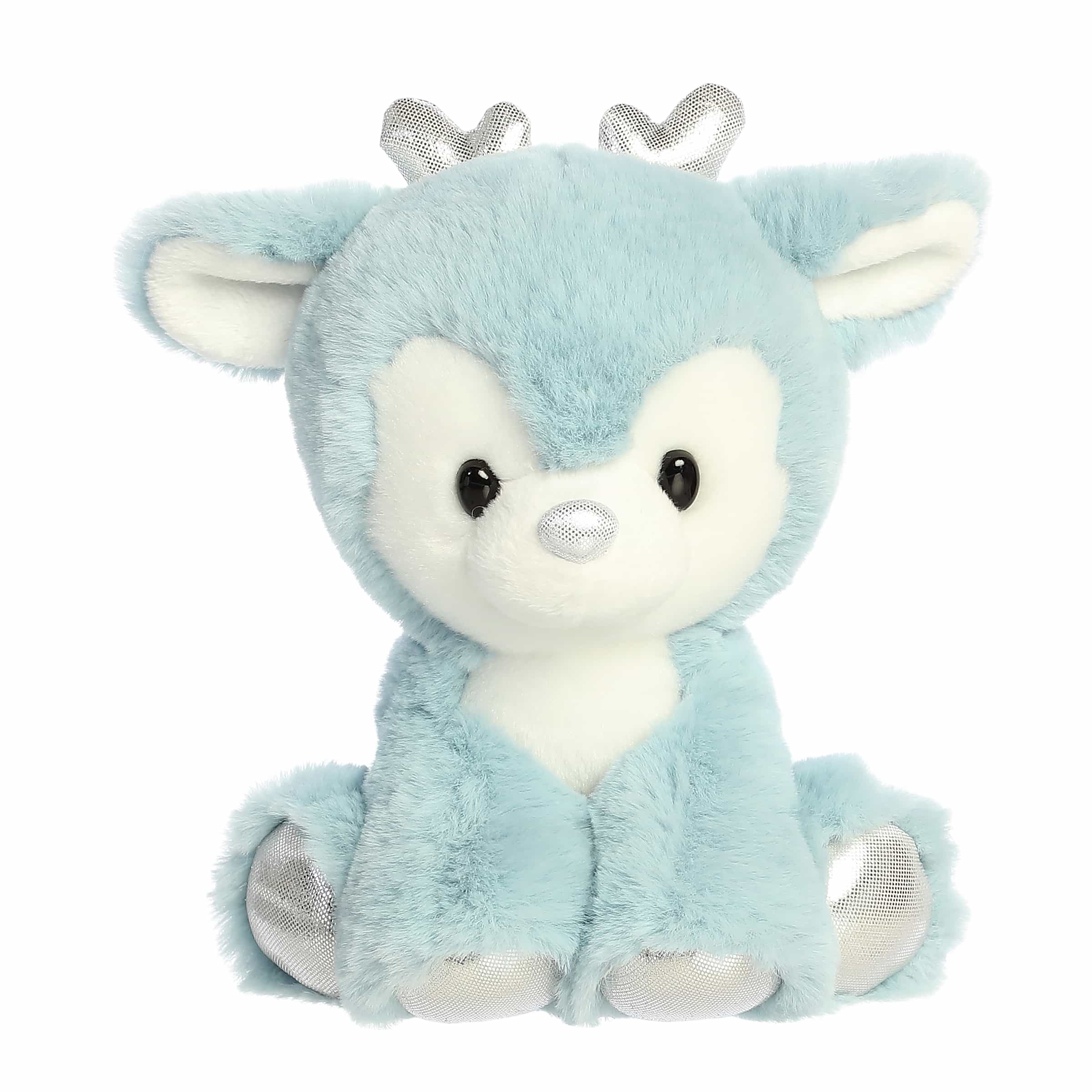 13" DASHING REINDEER WINTER BLUE Plush