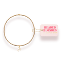 Alabama Logo Bracelet on Gold