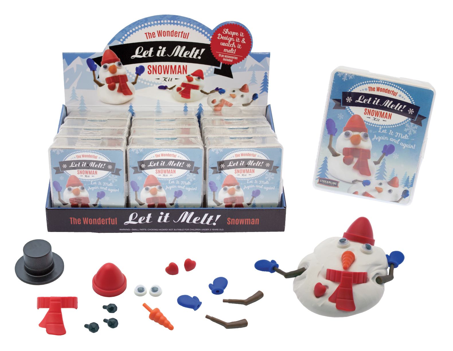 WONDERFUL "LET IT MELT" SNOWMAN  KIT