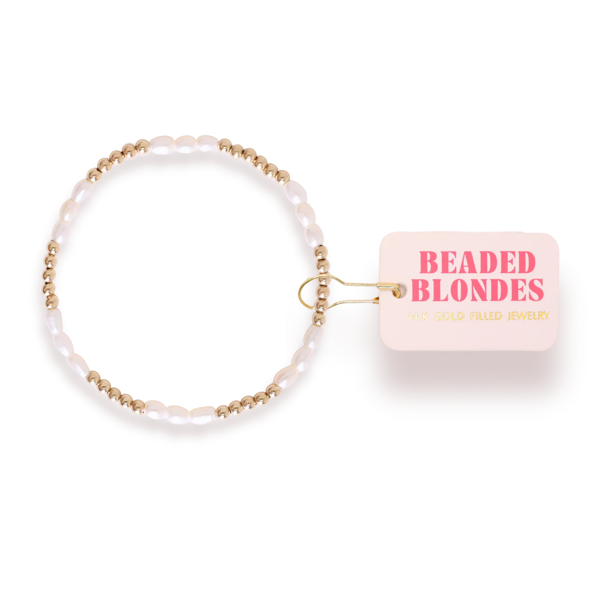 Alli Pearl Bracelet in Gold