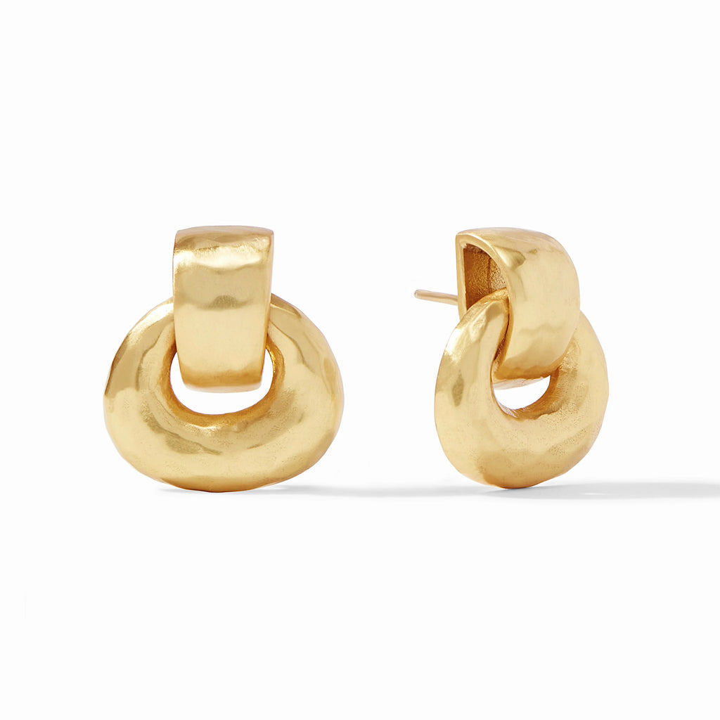 Avalon Demi Doorknocker Earring-Gold