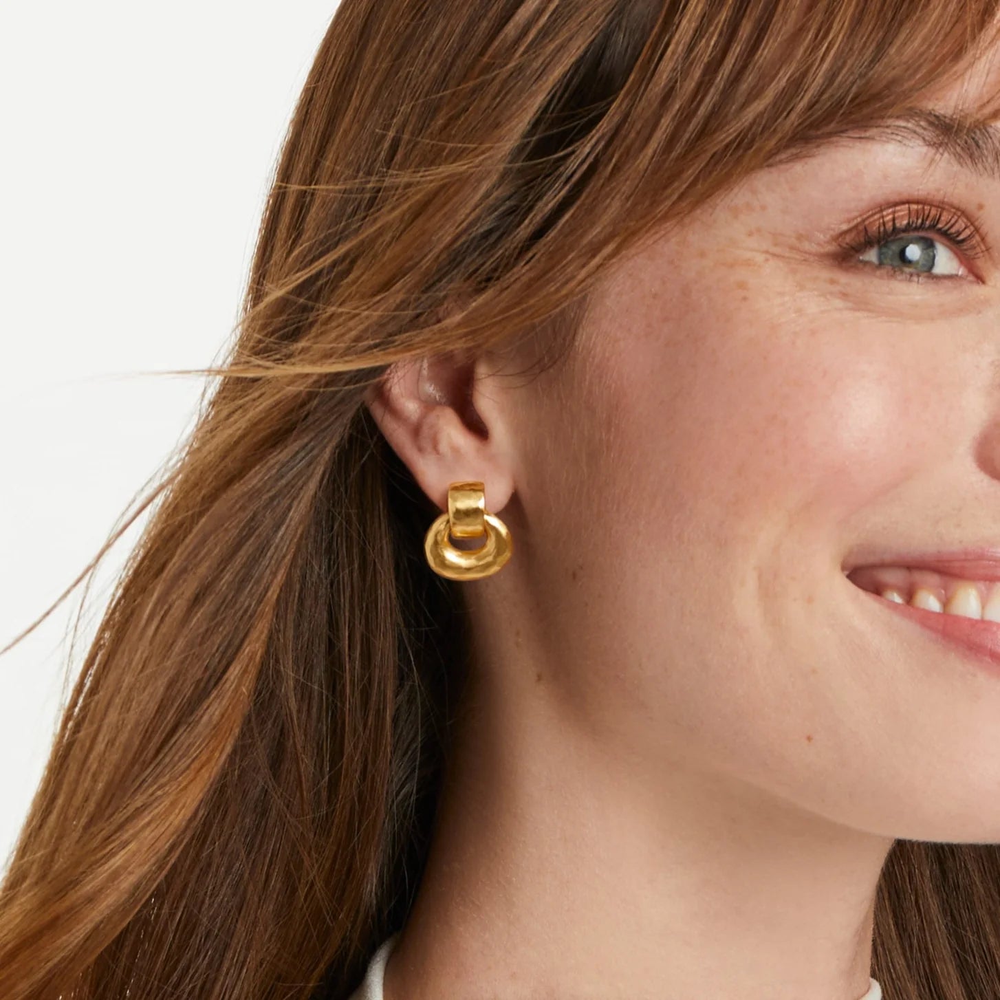 Avalon Demi Doorknocker Earring-Gold