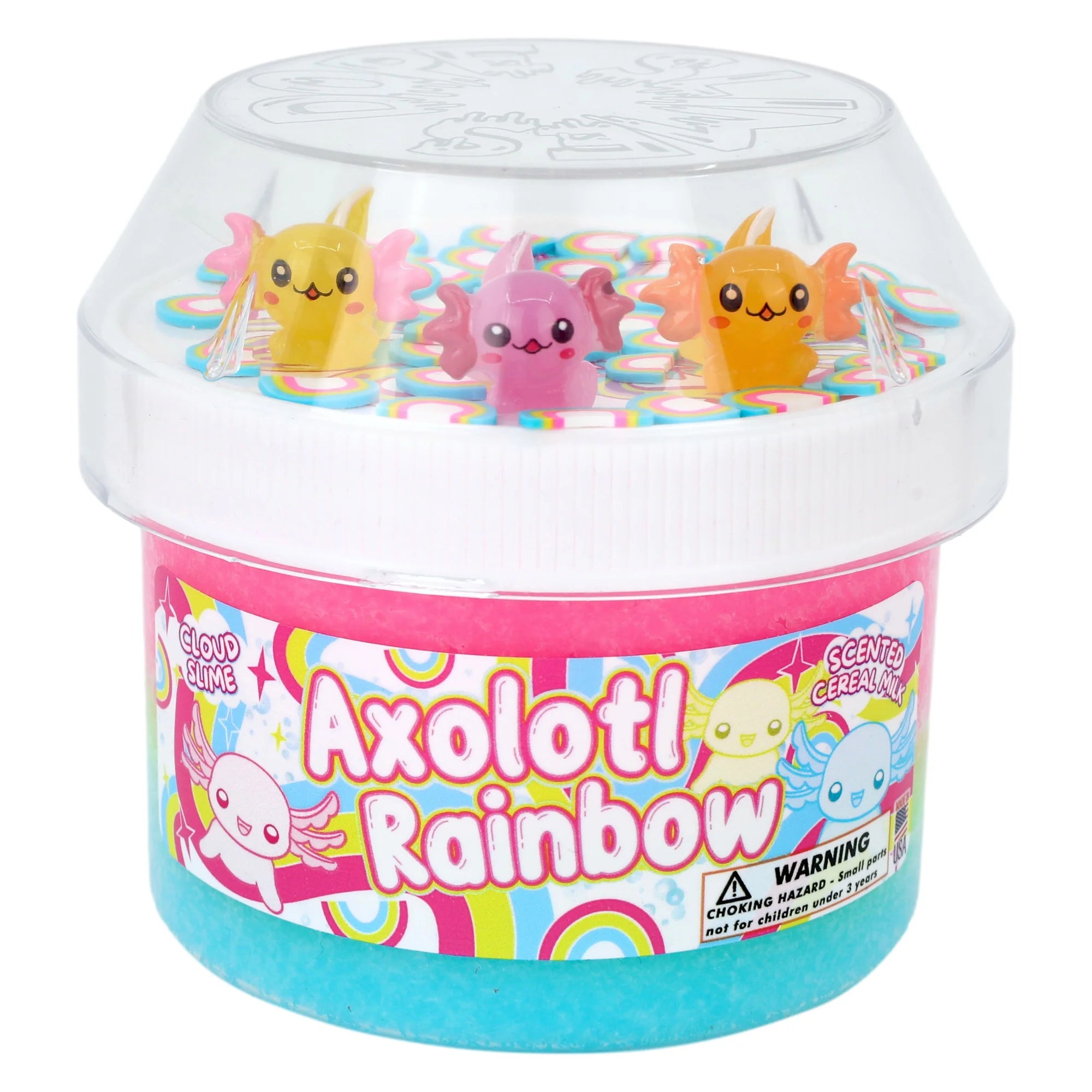Dope Slime- Axolotl Rainbow