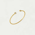 Mirabeaux Pave Twist Bangle