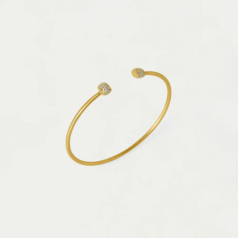 Mirabeaux Pave Twist Bangle
